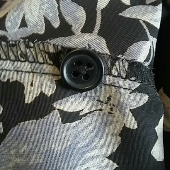 Vintage GAP Stretch Floral Button Down S - Picture 8 of 8